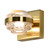 VONN Lighting VAW1331AB Milano VAW1331AB 6" 1-Light Integrated LED Wall Sconce Lighting in Antique Brass