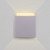 VONN Lighting VMW14810AL Atlas VMW14810AL 5" Integrated LED Wall Sconce Lighting Fixture in Silver