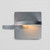 VONN Lighting VMW17000AL Eclipse VMW17000AL 7" Rotative Integrated LED Wall Sconce Light Fixture in Silver