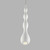 VONN Lighting VMP24510WH Polaris VMP24510WH 5" Integrated LED Height Adjustable Pendant Light in White