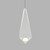VONN Lighting VMP24410WH Polaris VMP24410WH 5" Integrated LED Height Adjustable Pendant Light in White