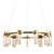 VONN Lighting VAC3139AB Sorrento VAC3139AB 27" 9-Light Pendant Lighting Height Adjustable Integrated LED Circular Chandelier in Antique Brass