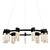 VONN Lighting VAC3139BL Sorrento VAC3139BL 27" 9-Light Pendant Lighting Height Adjustable Integrated LED Circular Chandelier in Black