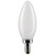 Satco S21823 4 Watt B11 LED; Frosted; Candelabra Base; 2700K; 350 Lumens; 120 Volt; 2-Pack