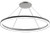 Jademar Lighting JACUDO ARCHITECTURAL CIRCULAR PENDANT LUMINAIRE UP/DOWN, IN/OUT, INWARD/OUTWARD LIGHT