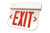 Jademar Lighting LED SURFACE EDGE-LIT THERMOPLASTIC EXIT SIGN