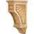 Hardware Resources COR14-1ALD 4" W x 5" D x 10" H Alder Scalloped Mission Corbel