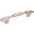 Jeffrey Alexander 457-96SN 96 mm Center-to-Center Satin Nickel Hammered Texture Solana Cabinet Pull