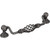 Jeffrey Alexander I350-128SIM 128 mm Center-to-Center Distressed Antique Silver Twisted Zurich Drop & Ring Pull