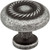 Jeffrey Alexander Z117-SIM 1-1/4" Diameter Distressed Antique Silver Lenoir Cabinet Knob