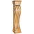 8" W x 8" D x 36" H Maple Fluted Art Deo Fireplace Corbel | FCOR5-MP | Hardware Resources 8" W x 8" D x 36" H Maple Fluted Art Deo Fireplace Corbel | FCOR5-MP | Hardware Resources