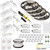 65 Ft., 225 Lumens/Ft. 12-volt Standard Output Quattro Wireless Controller Tape Light Kit, 4 Zone 4 Area, Single-White, Cool White 4000K | L-VK4Z4A-65-40 | Task Lighting