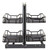 15" Black Nickel STORAGE WITH STYLE® Full-Height Blind Corner Organizer | SWS-BCFH15BN | Hardware Resources
