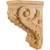 9-1/2" W x 16" D x 24" H White Birch Acanthus Corbel | CORBB-24WB | Hardware Resources