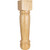 HARDWARE-P26-3WB - 8" W x 8" D x 35-1/2" H White Birch Turned Post, P26-3WB - Hardware Resources