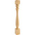 Hardware Resources P81-5-42-HMP 5" W x 5" D x 42" H Hard Maple Sphere Turned Post