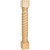 5" W x 5" D x 35-1/2" H Maple Rope Post | P21MP | Hardware Resources
