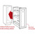 8" Wide 32" Tall "No Wiggle" Soft-close Wall Pullout | WPO2-328SC | Hardware Resources