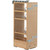8" Wide 26" Tall "No Wiggle" Soft-close Wall Pullout | WPO2-268SC | Hardware Resources