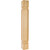 5" W x 5" D x 42" H Rubberwood Square Mission Post | PS-9-5-42-RW | Hardware Resources