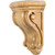HARDWARE-CORQ-7MP - 8-1/8" W x 6-1/8" D x 14" H Maple Scrolled Corbel, CORQ-7MP - Hardware Resources