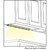 18-1/2" 400 Lumen/Ft. High Output Direct Voltage  (DV) Series Lighted Power Strip, Single-White, 600 Lumens/Fixture, Satin Nickel Finish, Grey Receptacles, Daylight White 5000K | LP18QD6NDGSN50 | Task Lighting