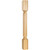 3-1/2" W x 3-1/2" D x 35-1/2" H Cherry Fluted Post | P22CH | Hardware Resources