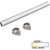 Task Lighting LC9R54-16NDSN40 54" LED Lighted Closet Rod, Satin Nickel 4000K Cool White
