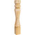 5" W x 5" D x 35-1/2" H Rubberwood Baroque Post | P37-5RW | Hardware Resources