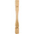 3-1/2" W x 3-1/2" D x 35-1/2" H Hard Maple Baroque Minimalist Post | P82-HMP | Hardware Resources