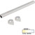 Task Lighting LC9R48-14NDWT40 48" LED Lighted Closet Rod, White 4000K Cool White