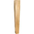 5" W x 5" D x 35-1/2" H Rubberwood Square Tapered Post | P43-5RW | Hardware Resources