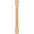 3-1/2" W x 3-1/2" D x 35-1/2" H Hard Maple Fluted Post | P27-3.5-HMP | Hardware Resources