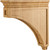 Hardware Resources CORH-1-CH 3" W x 12" D x 12" H Cherry Mission Corbel