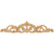 36-7/16" W x 1" D x 7-1/2" H Maple Acanthus Onlay | ONL-02-36MP | Hardware Resources