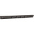 Task Lighting APT24-4B-P-BK 24" APT Series Slim Angle Power Strip, Black Finish, Black Receptacles