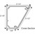 9" TR Switch Series Angle Power Strip, Single Switch, Satin Nickel Finish, Grey Switch and Receptacles | TRS9-1G-SN | Task Lighting