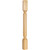 HARDWARE-P2-3MP - 3" W x 3" D x 35-1/2" H Hard Maple Reed Post, P2-3MP - Hardware Resources