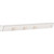 Task Lighting APT18-3W-P-WT-R 18" APT Series Slim Angle Power Strip, Right Entry, White Finish, White Receptacles