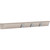 Task Lighting APT18-3G-P-SN-L 18" APT Series Slim Angle Power Strip, Left Entry, Satin Nickel Finish, Grey Receptacles