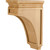 5" W x 8" D x 12" H White Birch Mission Corbel | CORO-4-WB | Hardware Resources