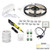 Task Lighting L-RTDK-16-50 16 Ft., 120 Lumens/Ft. 12-volt Accent Output Touch Dimmer Switch Tape Light Kit, Single-White, Daylight White 5000K