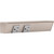 Task Lighting APT9-2G-P-SN-R 9" APT Series Slim Angle Power Strip, Right Entry, Satin Nickel Finish, Grey Receptacles