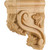 3" W x 6" D x 8" H Hard Maple Acanthus Corbel | CORE-2-HMP | Hardware Resources