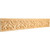 HARDWARE-HCM12MP - 7/8" D x 4" H Hard Maple Fleur-de-lis Hand Carved Moulding, HCM12MP - Hardware Resources