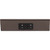 9" TR Series Angle Power Strip, Bronze Finish, Black Receptacles | TR9-1BD-P-BZ | Task Lighting
