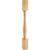 HARDWARE-P1WB - 3-1/2" W x 3-1/2" D x 35-1/2" H White Birch Turned Post, P1WB - Hardware Resources