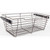 Dark Bronze Closet Pullout Basket with Slides 16"D x 23"W x 11"H | POB1-162311ORB | Hardware Resources