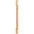 HARDWARE-P2S-WB - 3-1/2" W x 1-3/4" D x 35-1/2" H Split White Birch Reed Post, P2S-WB - Hardware Resources