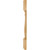 Hardware Resources P1S-WB 3-1/2" W x 1-3/4" D x 35-1/2" H White Birch Split Turned Post